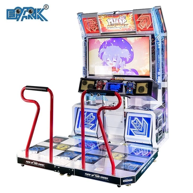 Double Player Coin Operated Dance Machine for Arcade