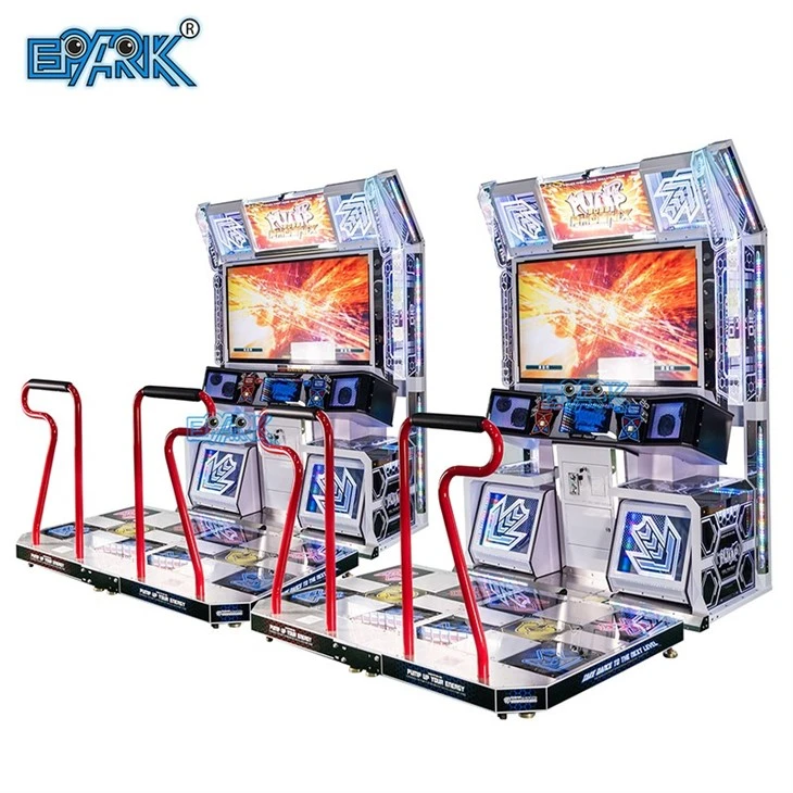 Double Player Coin Operated Dance Machine for Arcade