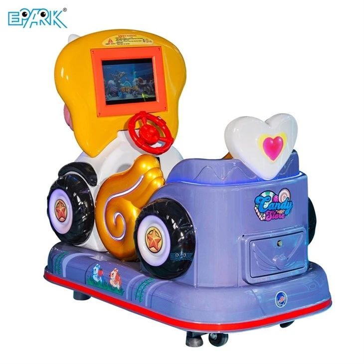 Fantasy Characters MP5 Coin Operated Zebra Kiddie Ride Machine factory
