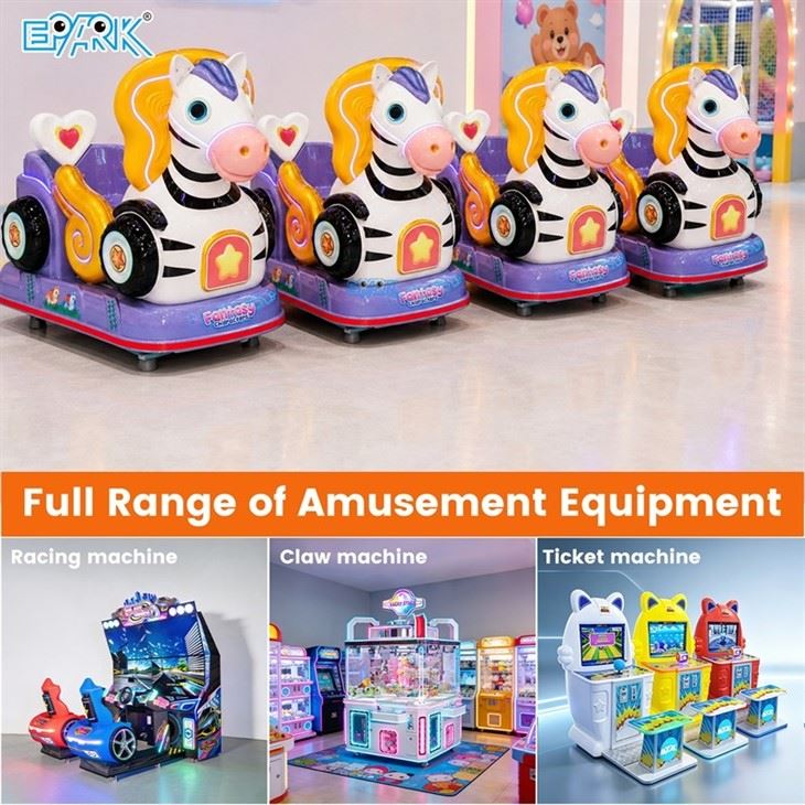 Fantasy Characters MP5 Coin Operated Zebra Kiddie Ride Machine price