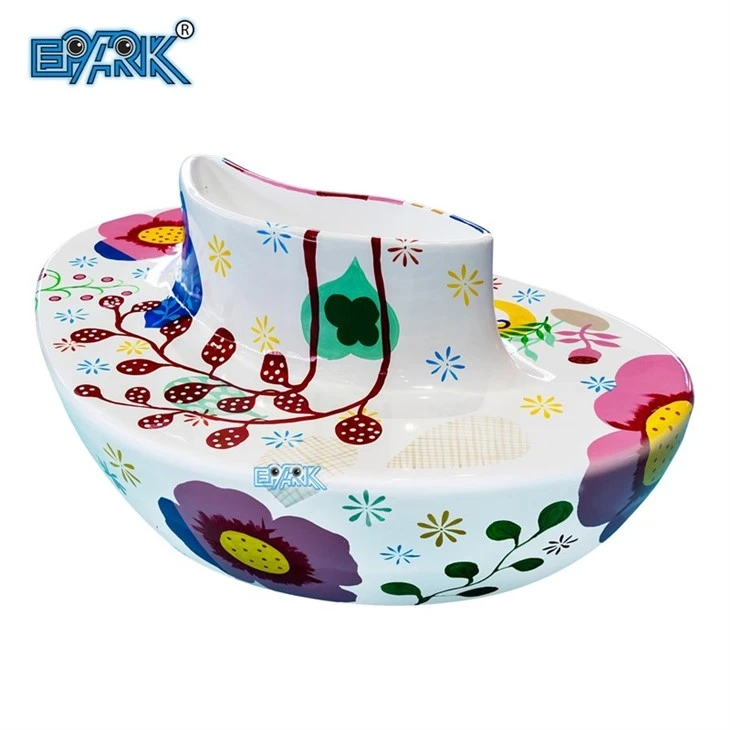 Modern Colorful Garden Fiberglass Seater
